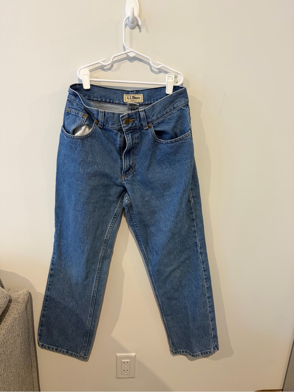 L.L. Bean Light Blue Denim Jeans - Original Fit